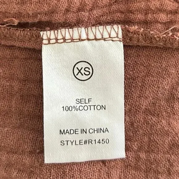 Fashion Nova Floral Romper Brown Boho Vacation Resort Wear Shorts Romper XS - Picture 8 of 10